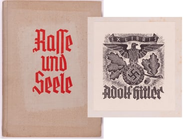 BOOK FROM ADOLF HITLER'S LIBRARY
