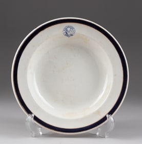MESS PLATE FROM A SUNKEN BRITISH WWII SUPPLY SHIP