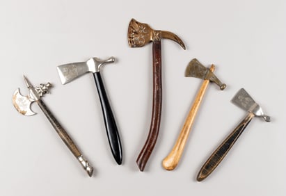 5x IMPROVED ORDER OF RED MEN FRATERNAL AXES