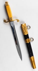 SOVIET NAVAL OFFICER'S DRESS DAGGER BY ZIK