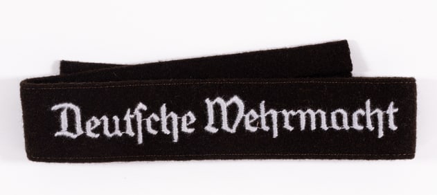 DEUTSCHE WEHRMACHT POLICE CUFF TITLE ARMELBAND