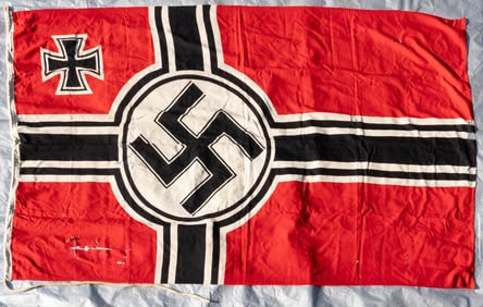 WWII KRIEGSMARINE BATTLE FLAG - REICHSKRIEGSFLAGGE