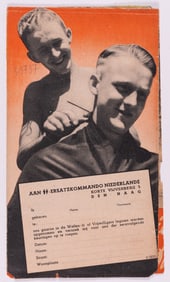 WAFFEN-SS ERSATZKOMMANDO DUTCH VOLUNTEER LEGION RECRUITMENT PAMPHLET