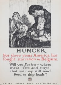 3X WWI U.S. FOOD ADMINISTRATION POSTERS