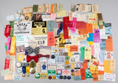 SPORTS PRESS PASSES FROM SACRAMENTO BEE JOURNALIST HARLIN SMITH