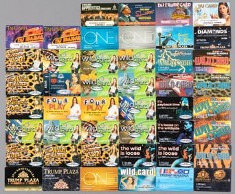 46 VINTAGE TRUMP CASINO PLAYER CARDS