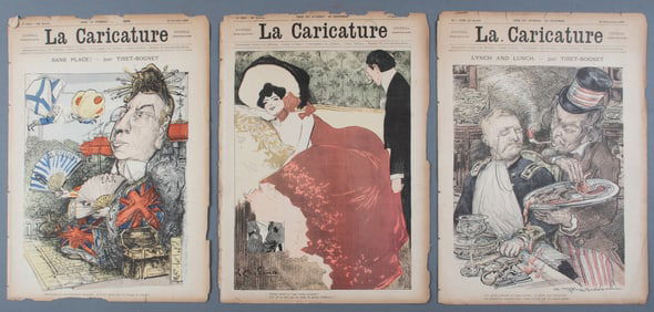 LA CARICATURE FRENCH MAGAZINE [LYNCH AND LUNCH]