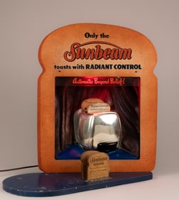 SUNBEAM RADIANT TOASTER ADVERTISEMENT DISPLAY STAND