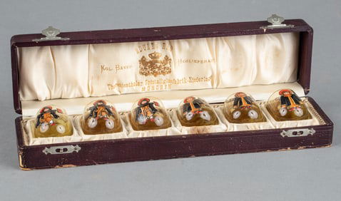 EDUARD RAU KGL. BAYER SCHNAPPS GLASS SET