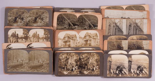 42 STEREOGRAPH CARDS