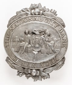 NATIONAL CITY BANK OF NEW YORK BUILDING SIGN