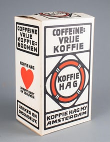 KOFFIE HAG VINTAGE GERMAN COFFEE BOX