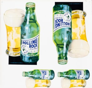 ROLLING ROCK BEER PROOF PRINT POSTERS (2)