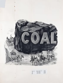 ORIGINAL COAL ADVERTISEMENT BROADSIDE
