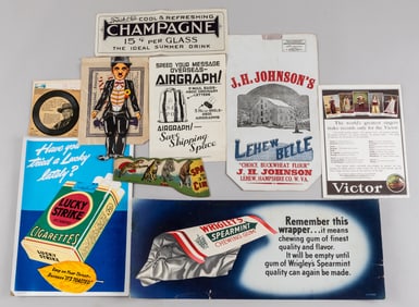 23x EARLY 20TH CENTURY ADVERTISEMENTS