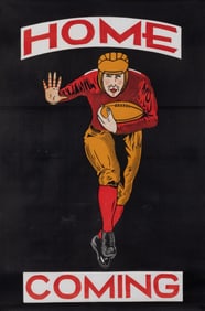 1910 OHIO STATE BUCKEYES FOOTBALL HOMECOMING BANNER