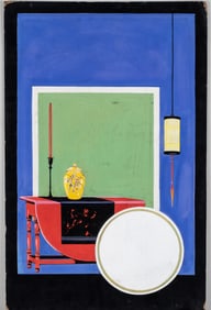 5 ORIGINAL ADVERTISING PAINTINGS