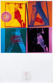 ANDY WARHOL LEVIS 501 JEANS POSTER