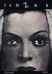 BANZAI FASHION STORE POSTER 1977 BY WERNER JEKER