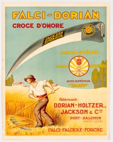 FALCI-DORIAN DORIAN HOLTZER FARM SCYTHE POSTER