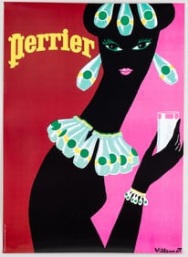 VINTAGE PERRIER POSTER