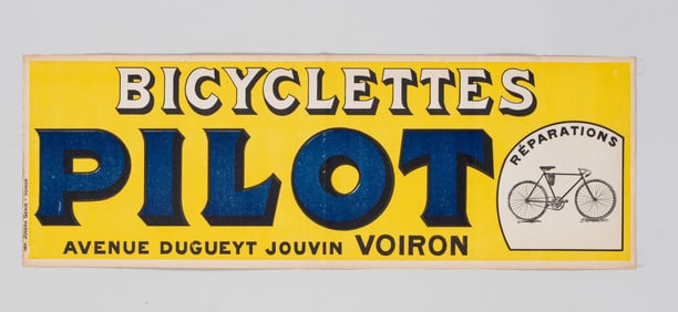 1930s FRENCH PILOT BICYCLES POSTER