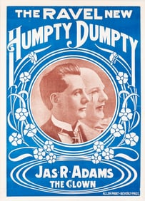 HUMPTY DUMPTY CLOWN POSTER