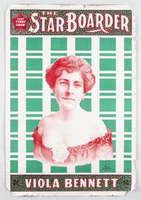 3 THE STARBOARDER EARLY AMERICAN THEATER POSTERS