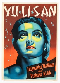 YU LI SAN MEDIUM PROFESSOR ALBA MAGIC POSTER