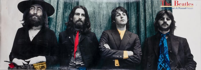 THE BEATLES POSTER BY ETHAN A. RUSSELL