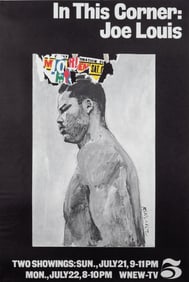 IN THIS CORNER: JOE LOUIS POSTER BY ROBERT WEAVER