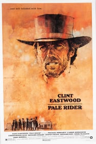 CLINT EASTWOOD PALE RIDER ONE-SHEET MOVIE POSTER