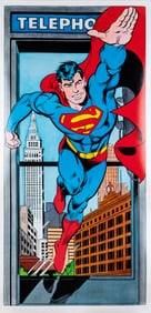 SUPERMAN 50TH ANNIVERSARY 1988 POSTER
