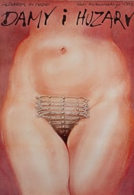 POLISH LADY AND THE HUSSAR THEATER POSTER