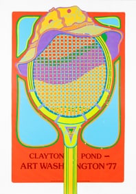 1977 CLAYTON POND SIGNED POSTER