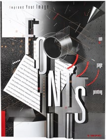 DELPHAX FONTS POSTER BY NANCY SKOLOS