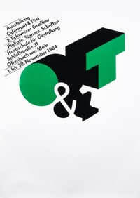 ODERMATT AND TISSI GRAPHIC DESIGN POSTER
