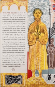 LONDON TRANSPORT ENGRAVED BRASSES POSTER STELLA MARSDEN