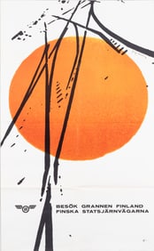 FINNISH VR GROUP STATE RAILWAY TRAVEL POSTER