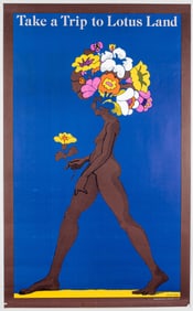TAKE A TRIP TO LOTUS LAND 1960S MILTON GLASER
