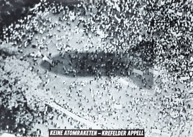 NO NUCLEAR MISSILES KREFELD APPEAL POSTER