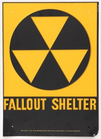 DEPARTMENT OF DEFENSE FALLOUT SHELTER SIGN [1960S]