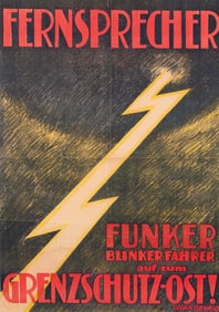 GERMAN FREIKORPS GRENZSCHUTZ OST RECRUITMENT POSTER