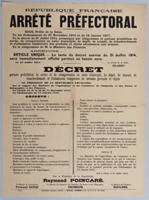 4 WWI FRENCH BROADSIDES
