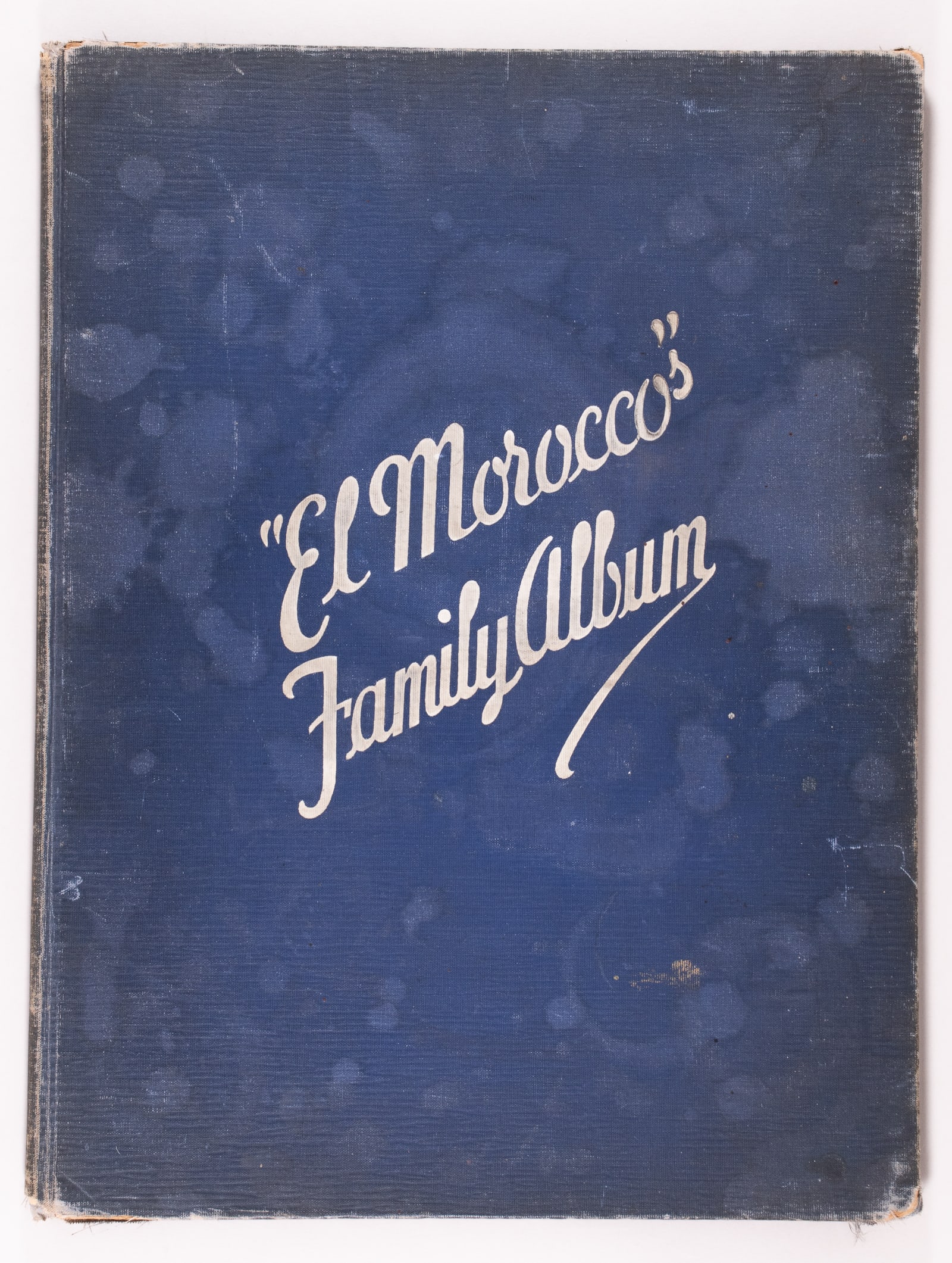 JOHN PERONA'S EL MOROCCO FAMILY ALBUM WWII FBI REFERENCE 1943: The 'El Morocco Family Album,' an album used as reference by the FBI in 1943 to help fight against Nazi and Communism influence. On the title page, written in black ink, reads 'Photo stat of entire bo