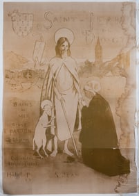 SAINT-JEAN-DU-DOIGT MAITRE DE L'AFFICHE MOREAU-NELATON