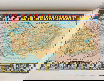 HASAN MUSTAHZARATI TURKISH SCREEN PRINT MAP SAMPLE