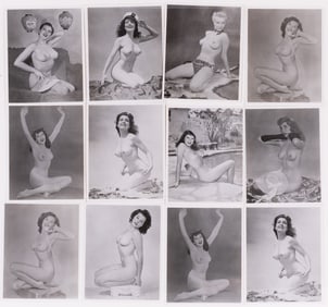 12 VINTAGE CHEESECAKE NUDE PINUP PHOTOGRAPHS