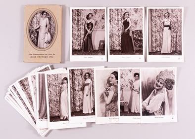MISS UNIVERSE 1932 REAL PHOTO POSTCARDS
