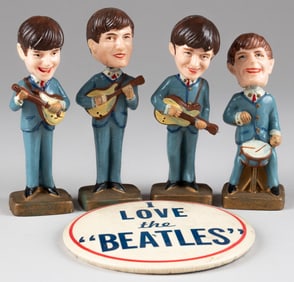 1960S BEATLES BOBBLEHEAD CAKE TOPPERS